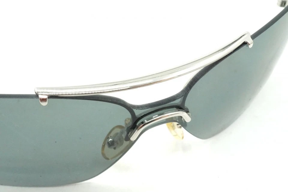 Christian Dior 47 Sunglasses Eyewear Rhinestone Frameless Metal Silver 4348k - Image 4 of 4