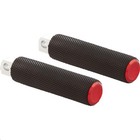 Arlen Ness 07 954 Fusion Driver Footpegs Knurled Red