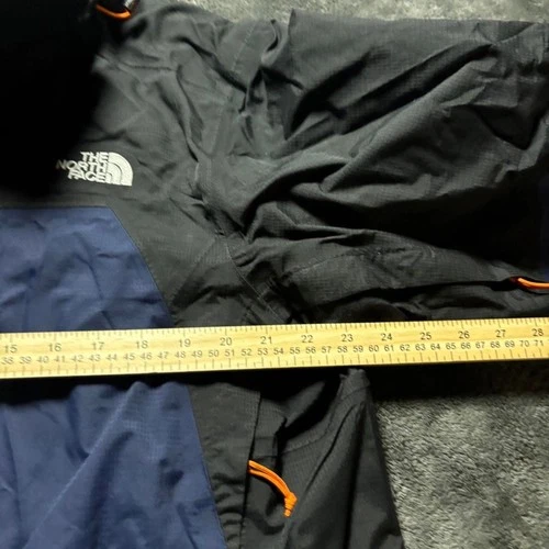 The North Face HyVent Rain Shell Jacket Mens Large Blue Black Colorblock image 7