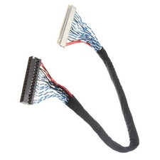 FIX-30Pin 2ch 8bit LVDS Cable for 17inch 26inch LCD Panel 8 Bits 25cm/250mm NEW