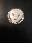 1 oz Silver Art Bar Emogi  Alian