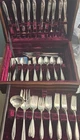 Prelude Sterling Silver Flatware Intl  Silver 12 pc setting- 70 pcsEngraved Box