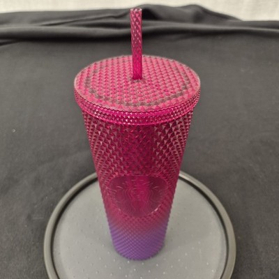 Disney Parks Disneyland Starbucks Studded Tumbler Pink NEW