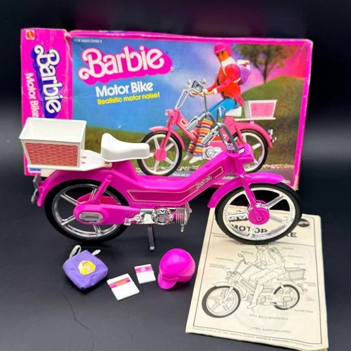 1983 Mattel Barbie Motor Bike Moped #4856 Rare Vintage ORIGINAL BOX INSTRUCTIONS