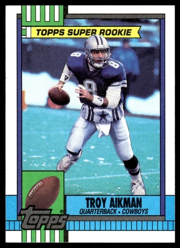 1990 Topps Troy Aikman RC Dallas Cowboys #482