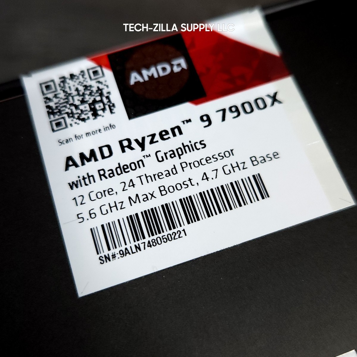 AMD Ryzen 9 7900X 12-Core, 24-Thread Unlocked Desktop Processor