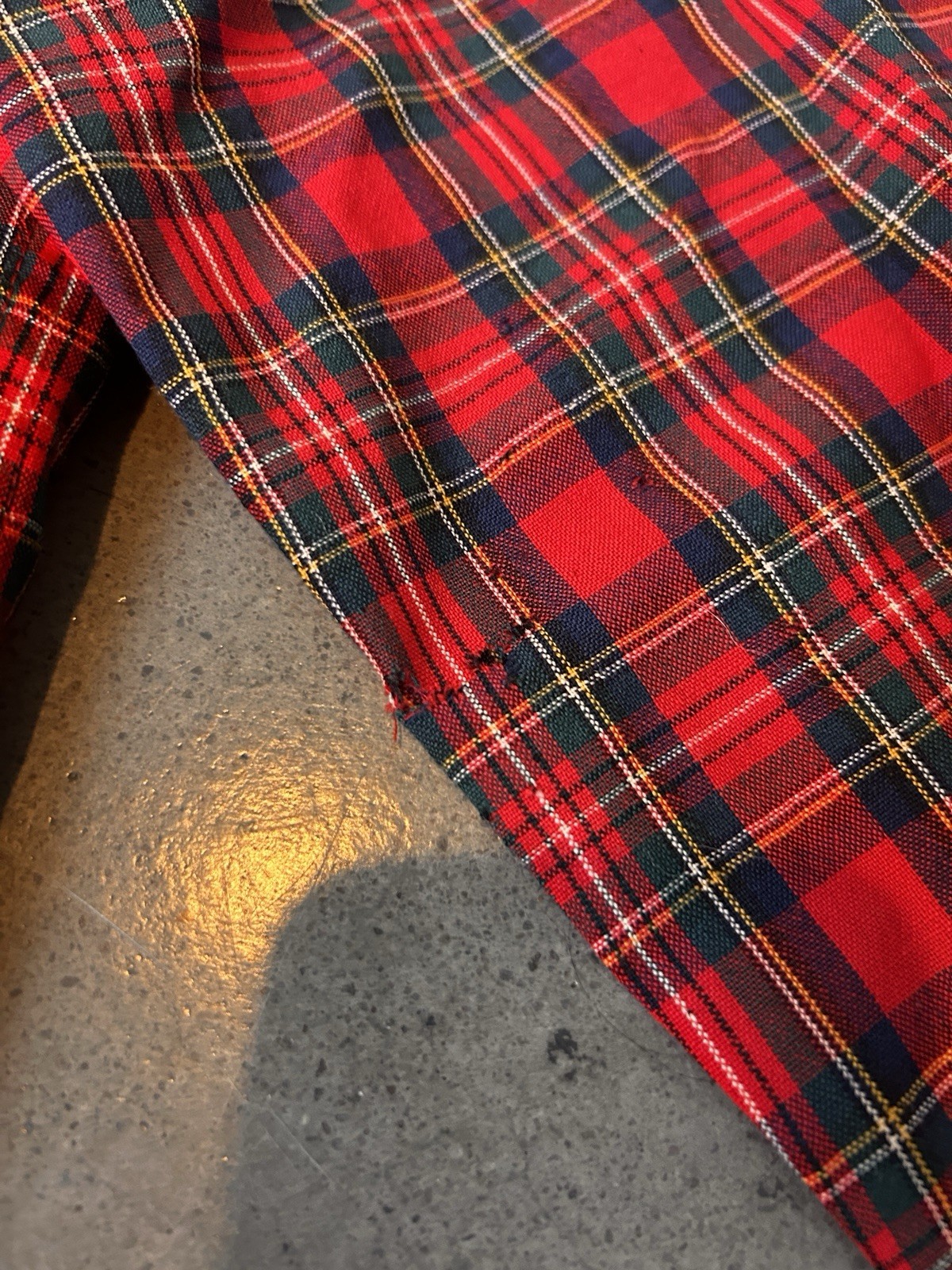 70s Pendleton Sir Pendleton Wool Plaid Button-Dow… - image 9