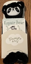 Slumberkins Repair Bear Limited Edition Panda Black with Card
