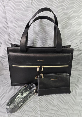 LOVEVOOK Laptop Bag Women 15.6'' Laptop Tote Work Bag Professional Leather New