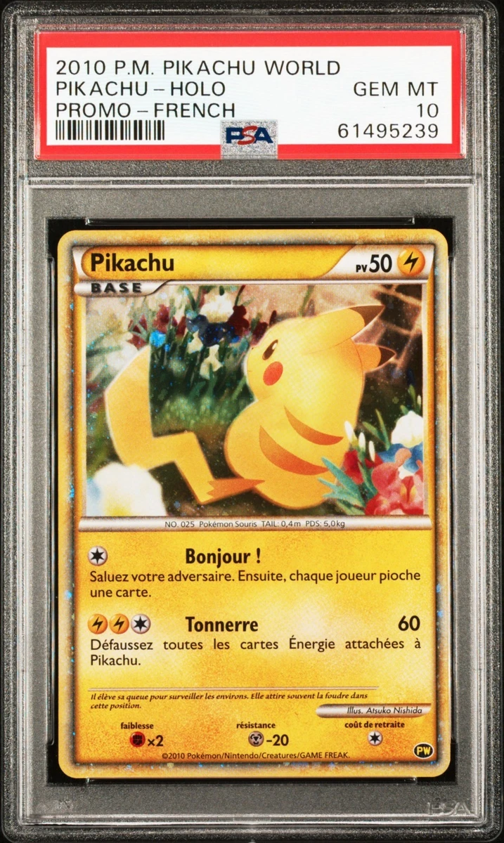 Pikachu フランス語版 トレーディングカード Pikachu Pokémon TCG Individual Collectible Card Game Cards in