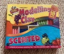 Modelling Clay Scented Brand New In Packaging 10 Blocks Multicoloured