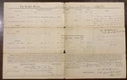 1862 Pay Voucher 2nd Lt. George Fetterman 101st PA Vols Black Servant  John Cook