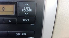 Audio Equipment Radio Receiver ID A51844 On Radio Face Fits 09 COROLLA 1266521