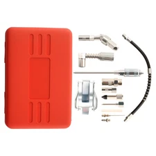 Complete Motorcycle Grease Gun Kit 3000PSI with Multiple Fittings and Case