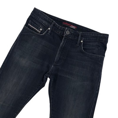 Mavi Amerika Men s James Skinny Jeans Dark Wash Stretch Denim Size 33x32