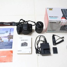 Canon 800D DSLR Camera with 18-55mm STM Lens, Low Use Official