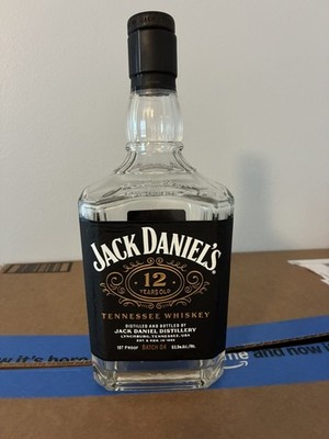 Jack Daniels 12 Year Old Batch 4 Limited Edition Bottle Unrinsed Rare Whiskey