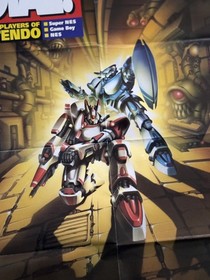 VINTAGE TOTAL MAGAZINE PROBOTECTOR II POSTER NINTENDO NES