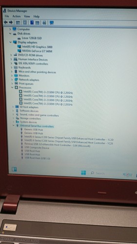 Acer4755G Gamer w/charger.Nvidia.i3-2330M.8GB.128GB SSD.14"Optical.W11 - Picture 5 of 11