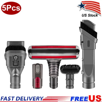 NICE 5Pcs For Dyson V6 V7 V8 DC35 DC44 DC25 DC56 Absolute Vacuum Attachments Kit