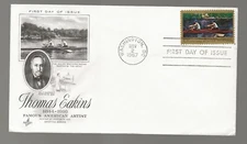 US Scott #1335, First Day Cover 11/2/67 Washington Single Eakins