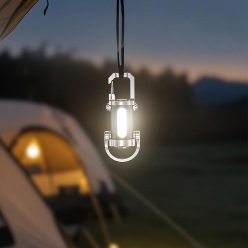 Portable Waist Hanging Keychain Plastic Lamp Multifunctional Emergency Char U7 - Picture 11 of 23