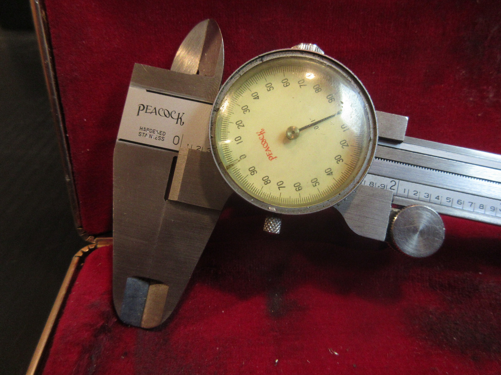 VTG. 6" PEACOCK CALIPER WITH CASE eBay