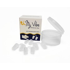 Stop Snoring My Vibe Anti Snoring Device Slotted Nose Vents Nasal Dilator 2 Pack