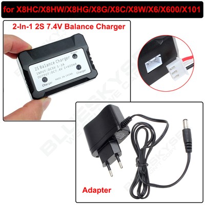 2 en 1 cargador de equilibrio de batería para Syma X8C X8W X8G Quadcopter