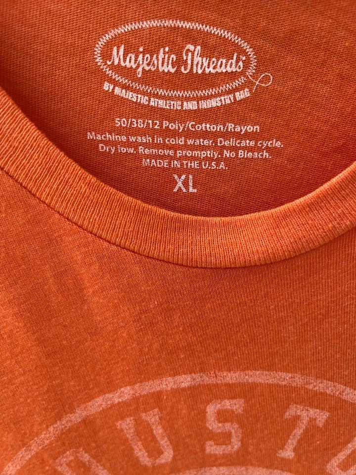 Houston Astros 2017 World Series Champions Orange T-Shirt Size Mens XL New - Image 4 of 4