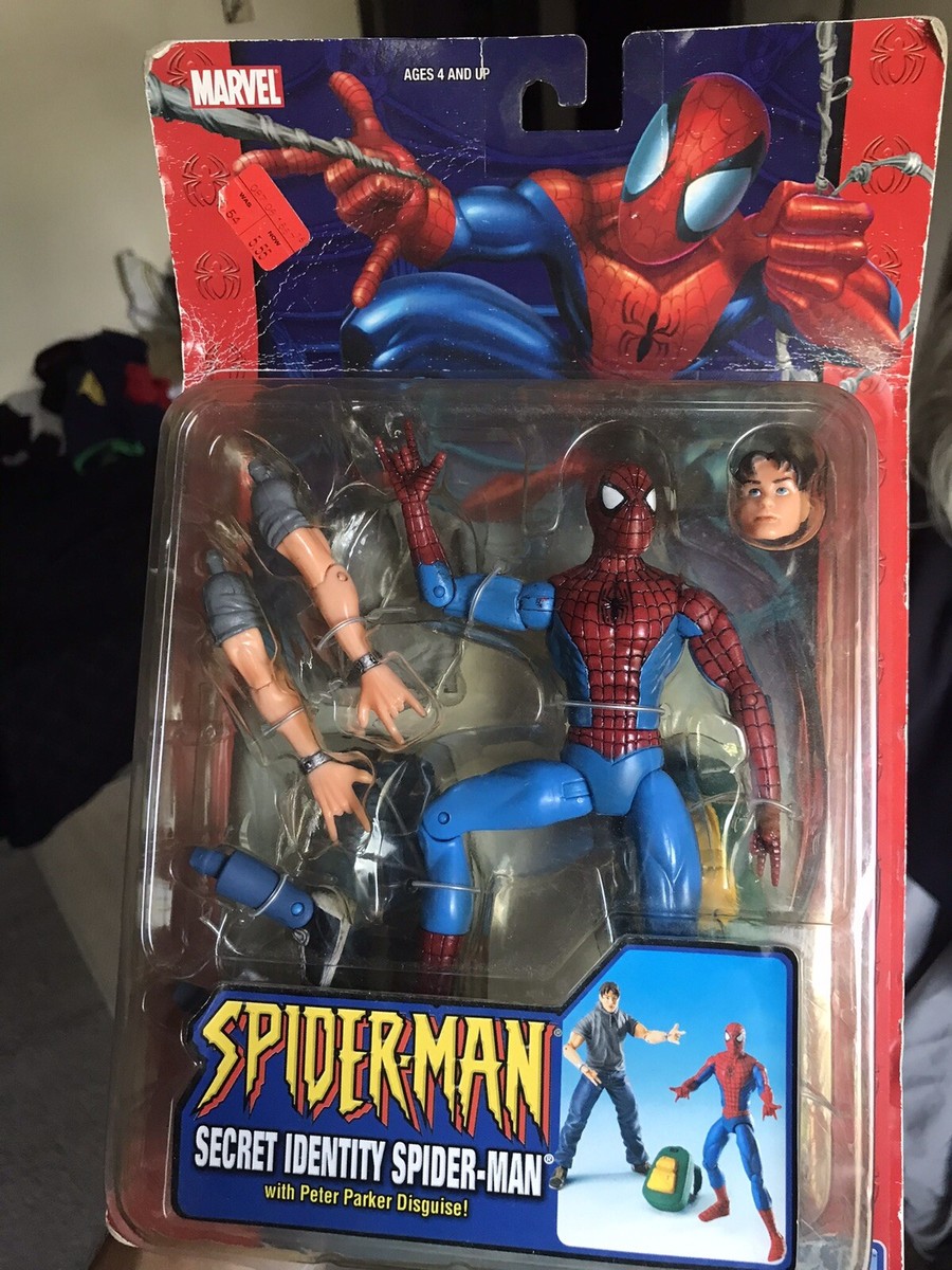 Classics Secret Identity Spider-Man Peter Parker Disguise Figure