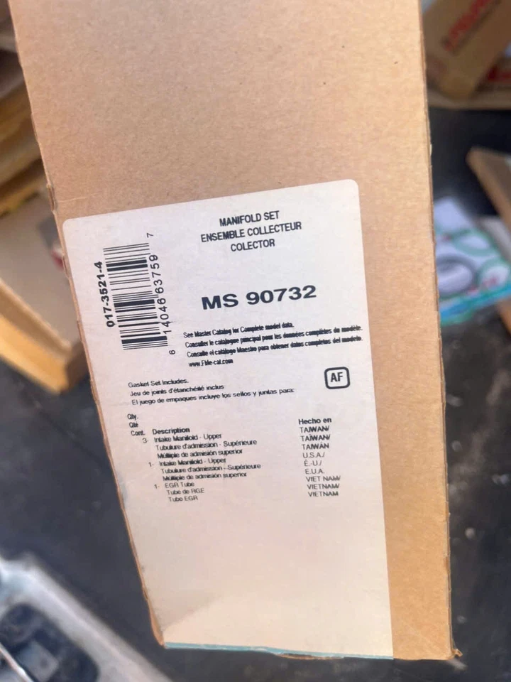 Juego de juntas plenum de admisión Felpro MS90732 nuevo para camioneta Ford Ranger Explorer Foto 2 de 2