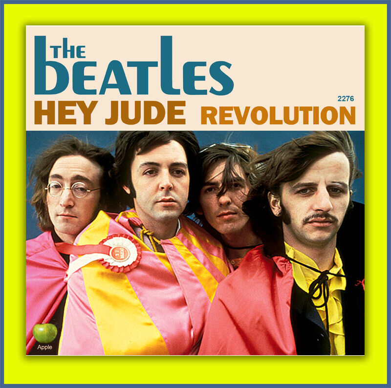 The Beatles- Hey Jude b/w Revolution 45 Pic Sleeve #2- No The Beatles- Hey Jude b/w Revolution 45 Pic Sleeve #2- No