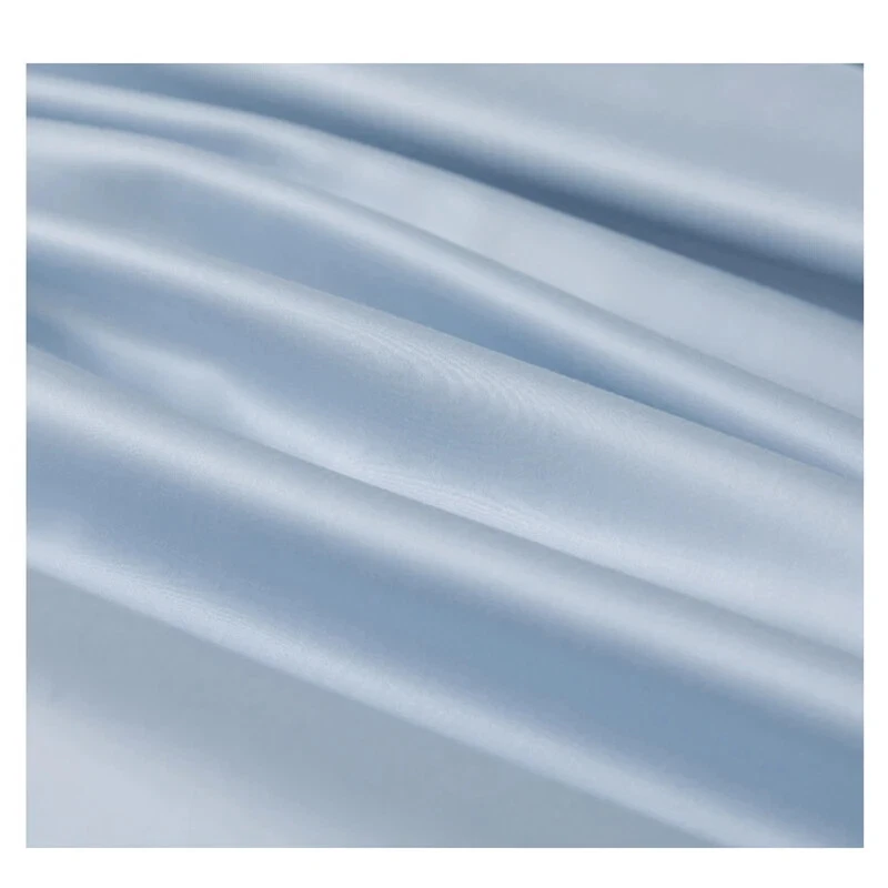 Funda Colchón Sedosa Tencel Color Sólido Sábana Ajustable con Banda Elástica Foto 2 de 4