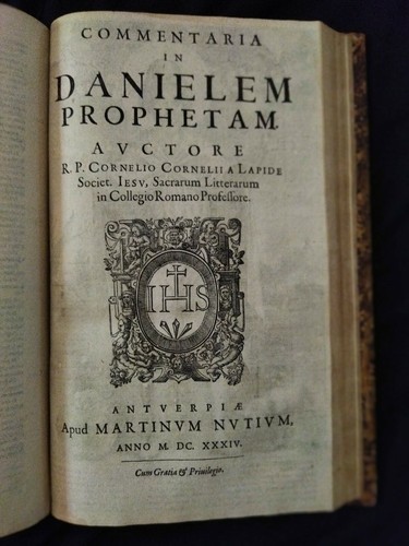 Commentaria in Ieremiam prophetam,threnos et barvch / R.P Cornelio Cornenelii - Picture 7 of 12