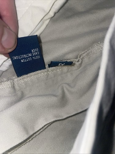 Polo Ralph Lauren Chino Pants Men 34X32 Light Khaki Beige VTG - Picture 11 of 20