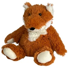 Intelex Fox Warmies Plush Sitting 9" Stuffed Animal Toy Microwave Sensory Large