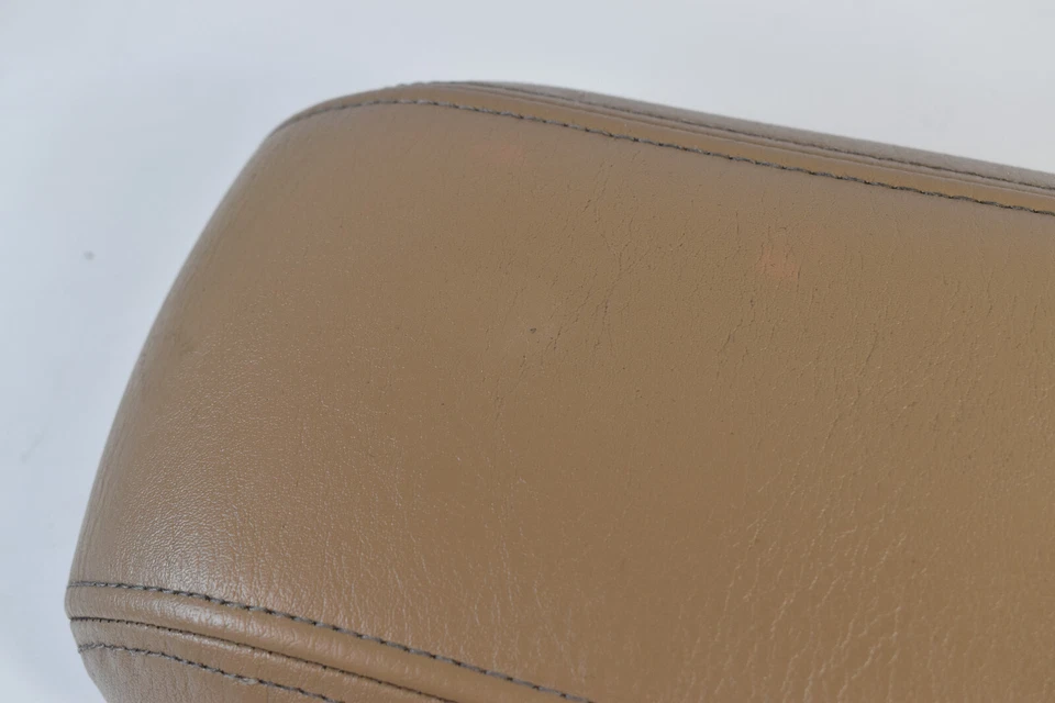 Chrysler 300M 1998-2004 consola central cuero marrón reposabrazos tapa superior cubierta OEM Foto 2 de 4