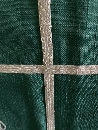 Vtg Imperial Tablecloth 55" X 55" 4 Napkins in Original Box Hunter Green #43455 - Picture 3 of 11