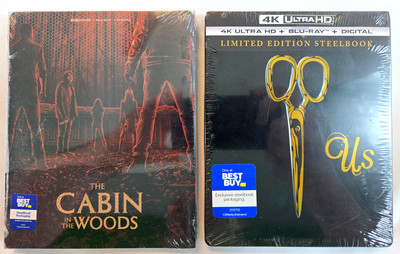 THE CABIN IN THE WOODS 4K+Blu-ray+Slip Cover / Bonus Horror Steelbook: Us 4K