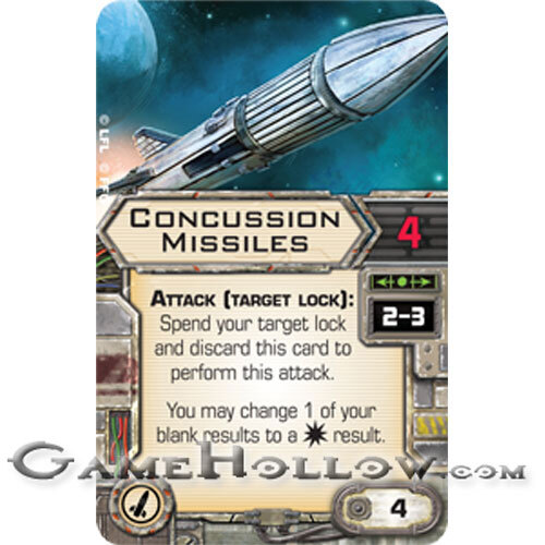 Star Wars X-Wing Miniatures Missiles Upgrade Card – Second Edition Singles