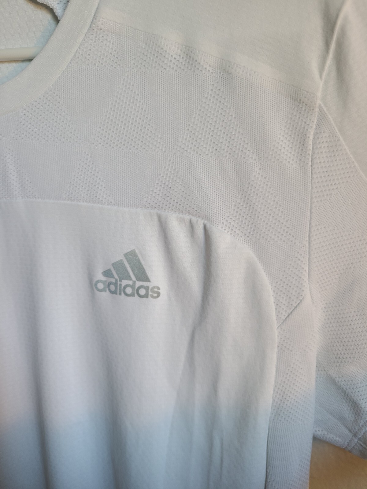 Adidas men's white athletic shirt, heat.rdy size medium eBay