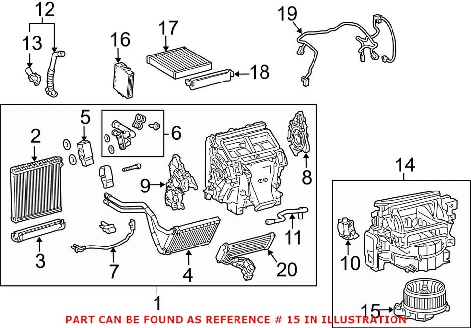 Motor de ventilador HVAC original do fabricante para Toyota 4Runner 2010-2021 8710360400 - Imagem 2 de 2