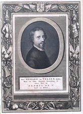 NETHERLANDS FLORIS V COUNT OF HOLLAND "Floris de V" F. Halma 1725 ORIGINAL