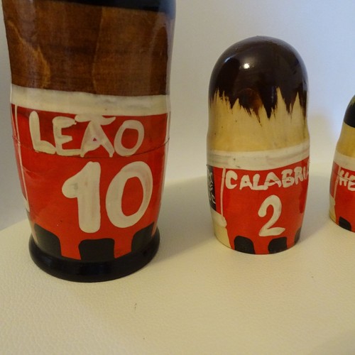 A.C. Milan wooden matrioska Leao, Calabria, Hernandez, Pulisic and Rejnders - Picture 5 of 7