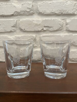 2 Whiskey Glasses Jim Beam Kentucky Bourbon Whiskey 10oz Rocks Glasses