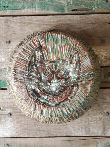 Newcomb College Art Pottery Kitty Cat Signed Pot Joann Greenberg