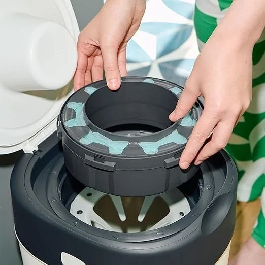 TOMMEE TIPPEE Twist and Click Nappy Disposal System Refill Cassettes 6 Pack - image 4 of 4