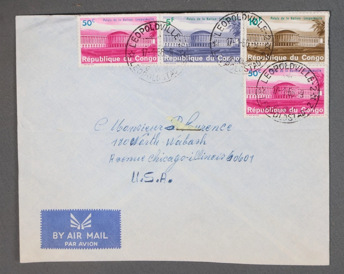 Mayfairstamps República del Congo (Leopoldville) 1960 Palais de la N ccb_49153
