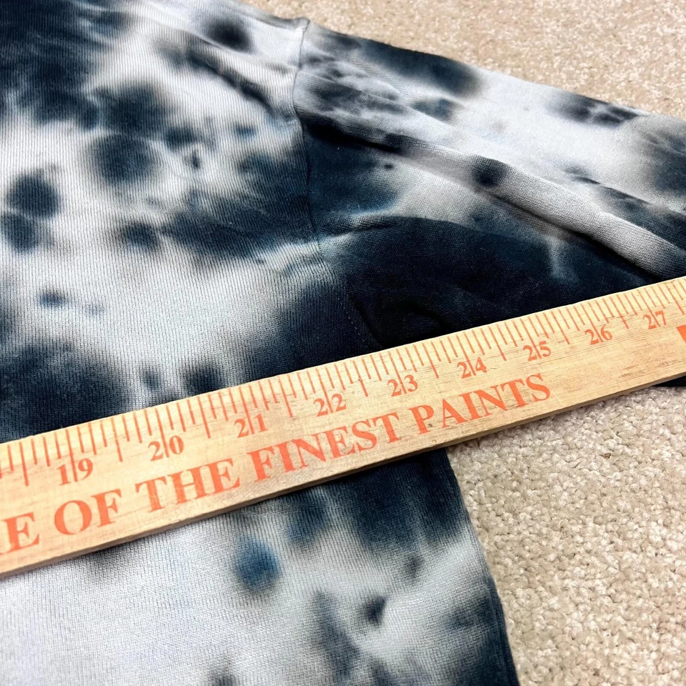 Sundry Hoodie Women’s Blue White Long Sleeve Pullover Size 3 - Image 4 of 4